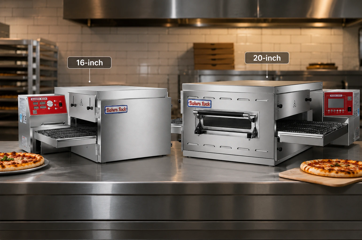 16-Inch vs 20-Inch Countertop Conveyor Pizza Oven Which Size Is Right for Your Business