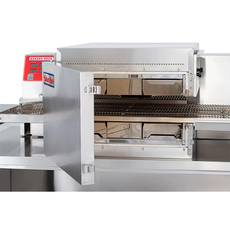 Bakers Rock 16-inch stackable countertop conveyor oven for flexible peak-hour capacity