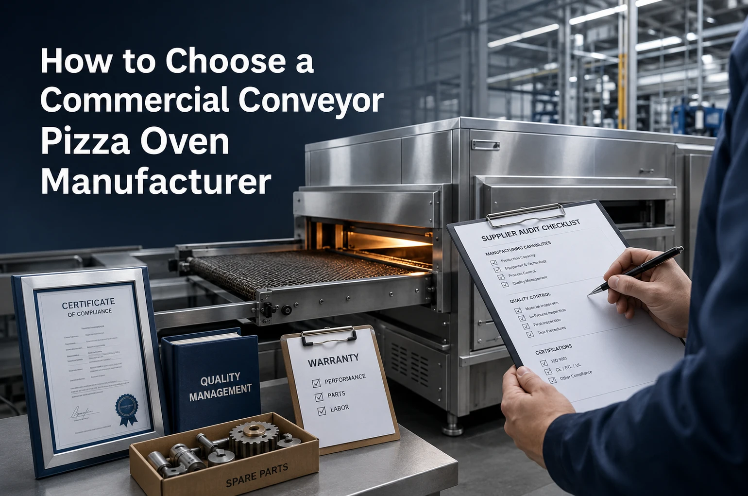 How to Choose a Commercial Conveyor Pizza Oven Manufacturer A B2B Supplier Audit Checklist