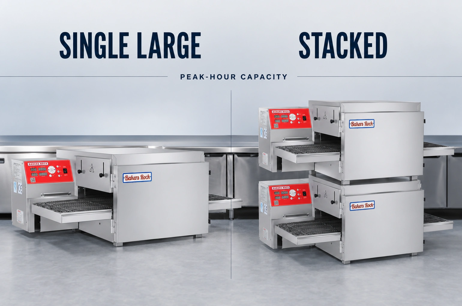 Single Large vs. Stacked Conveyor Ovens Which Is Better for Peak-Hour Capacity
