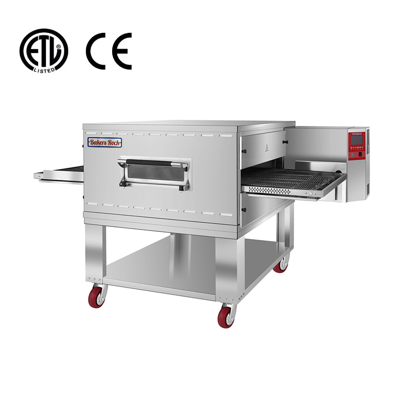 Bakers Rock 32-inch high-capacity electric conveyor oven with 32 x 40-inch baking area
