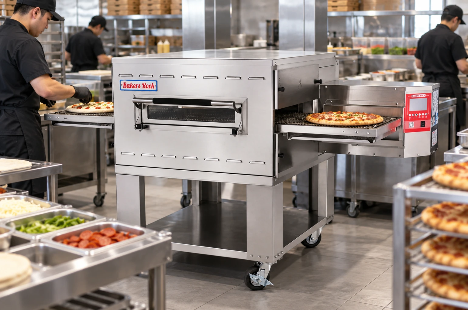 Middleby Marshall vs. Bakers Rock A Cost-Effective Conveyor Pizza Oven Alternative for Pizza Chains