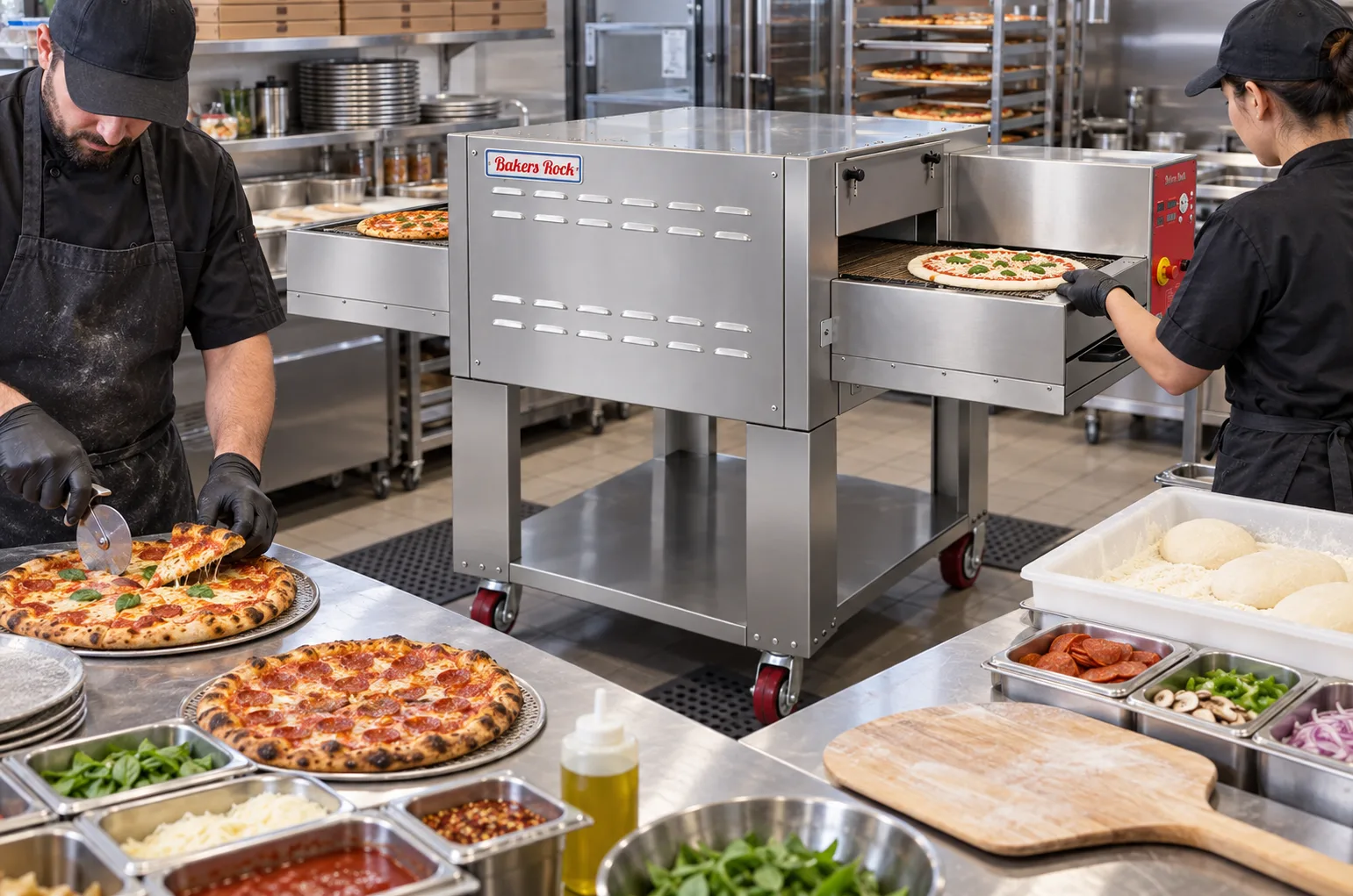 How Stone Conveyor Ovens Create Crispy Pizza Crust in Continuous Baking